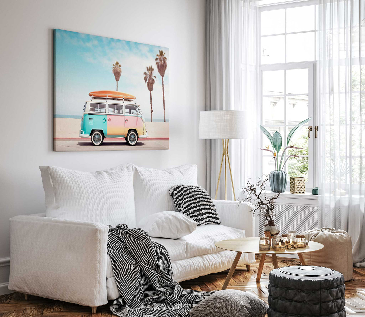 Van on the Beach