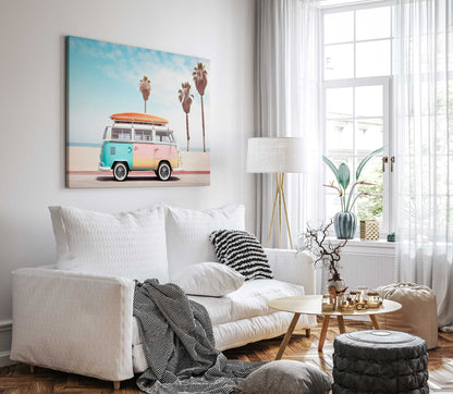 Van on the Beach