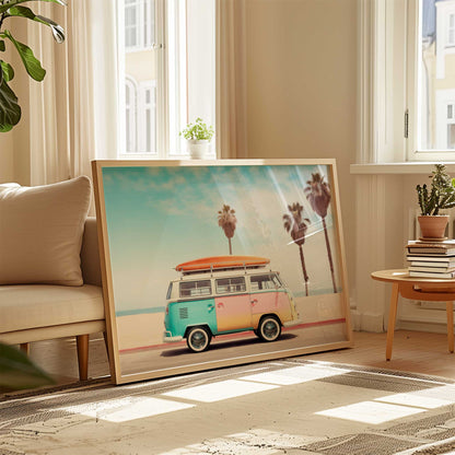 Van on the Beach