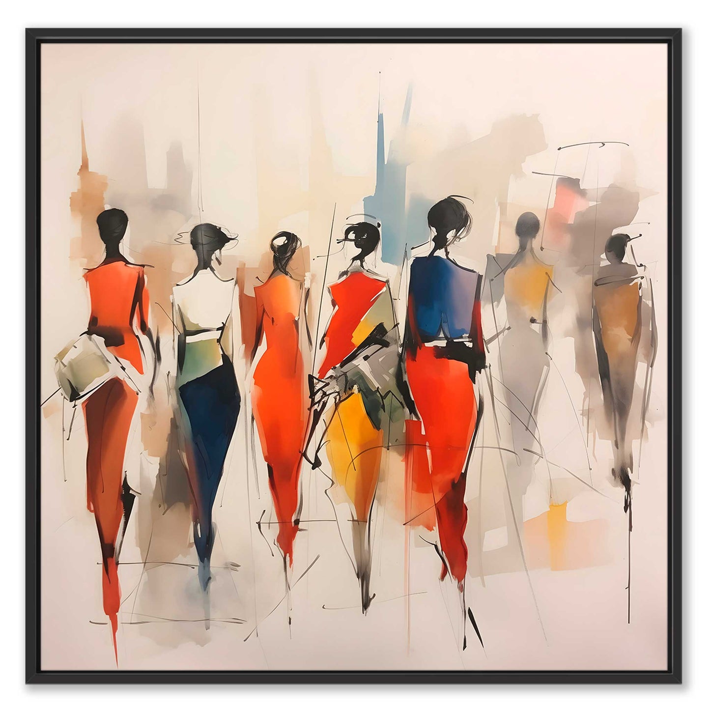 Walking Together II Leinwandbild