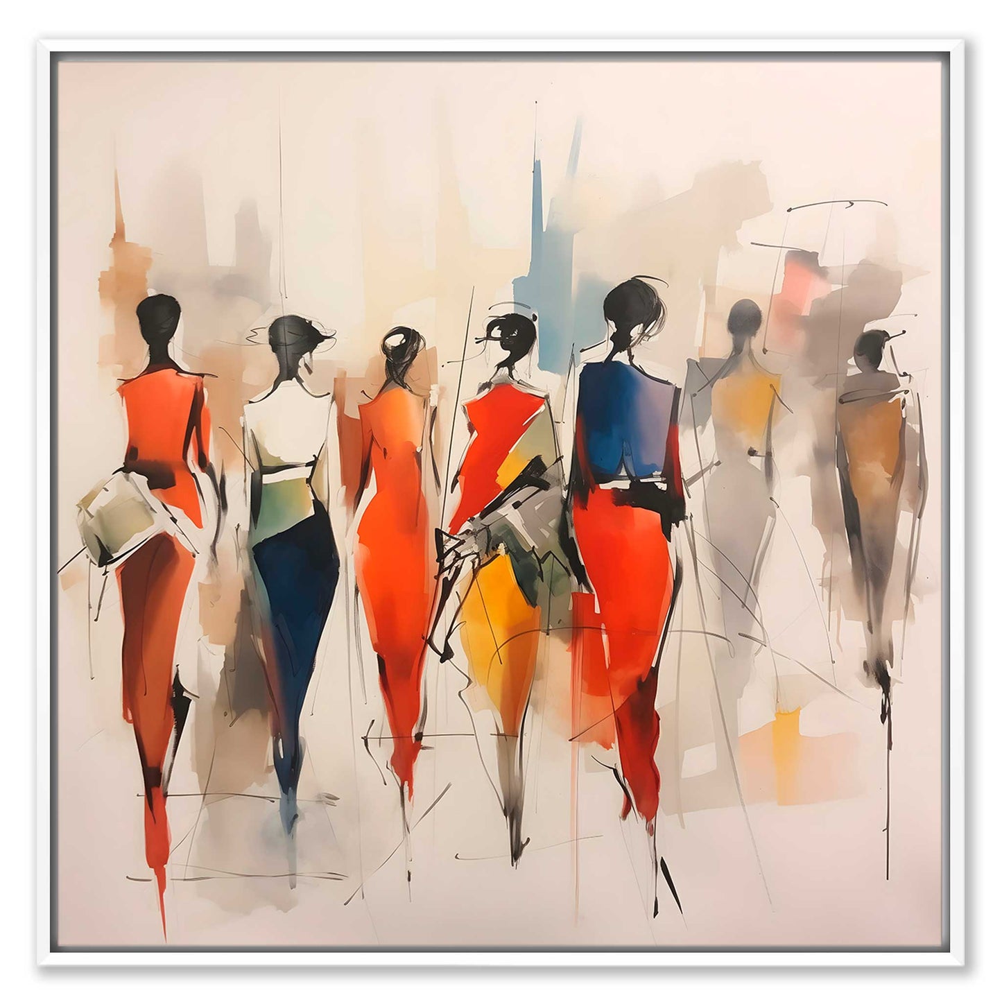 Walking Together II Leinwandbild