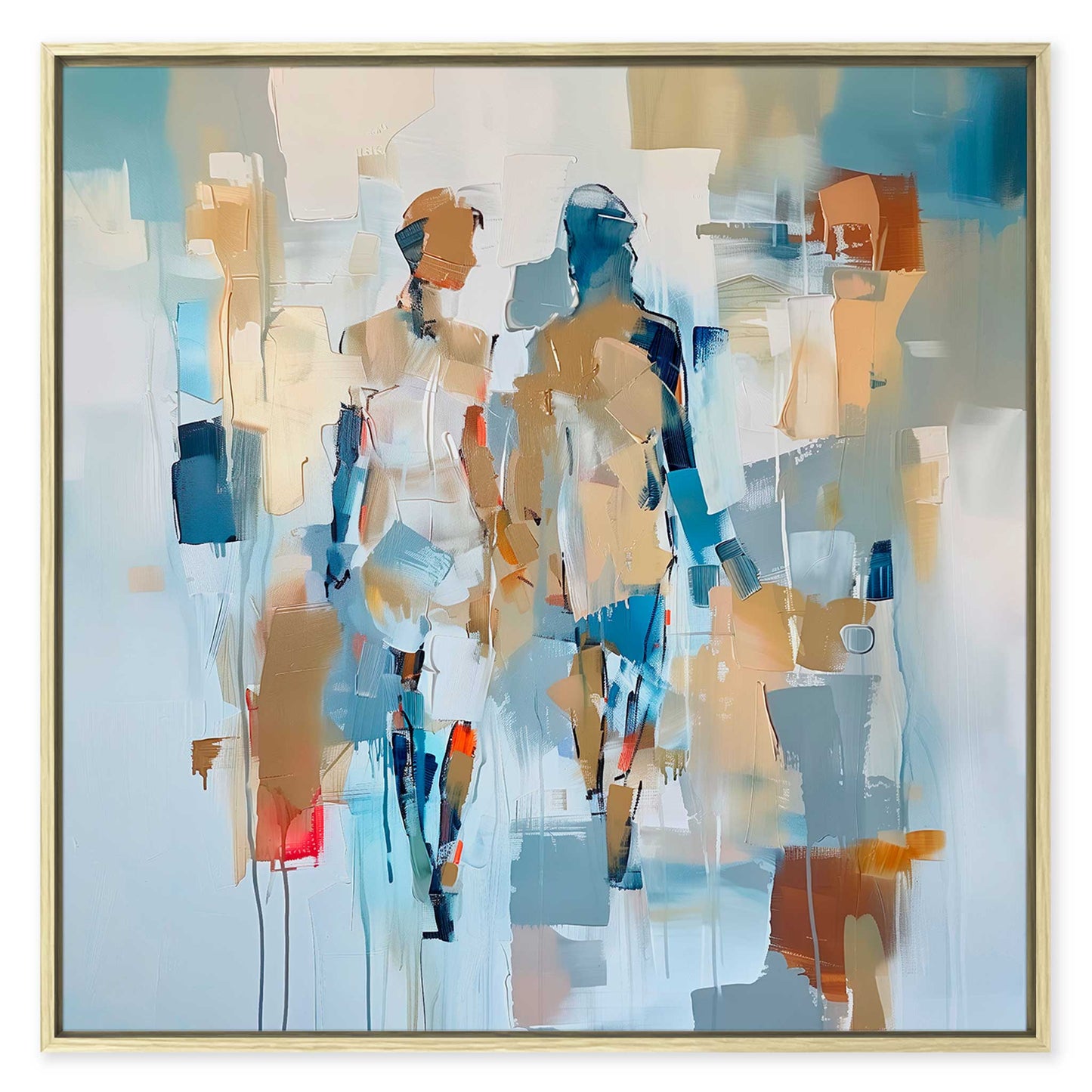 Walking Together Leinwandbild