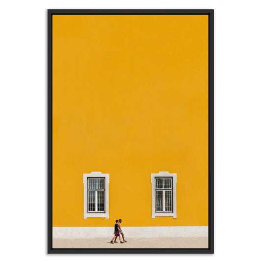 Walking in Lisboa Leinwandbild