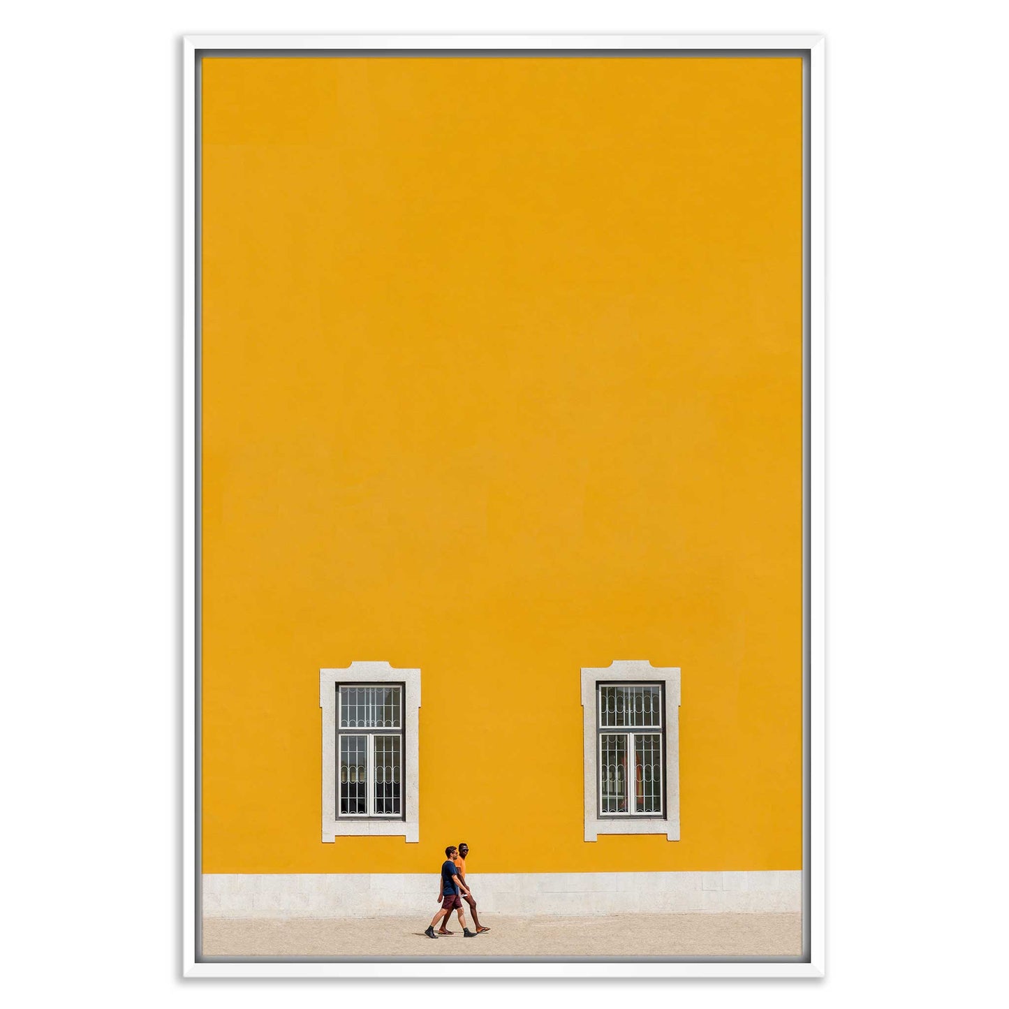 Walking in Lisboa Leinwandbild