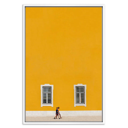 Walking in Lisboa Leinwandbild